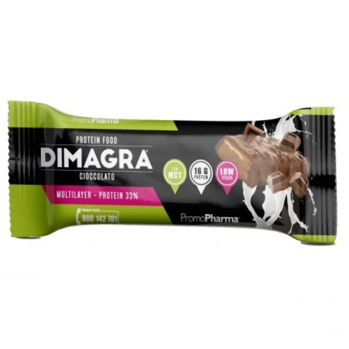 Dimagra Protein Barretta 33% Cacao 50 grammi