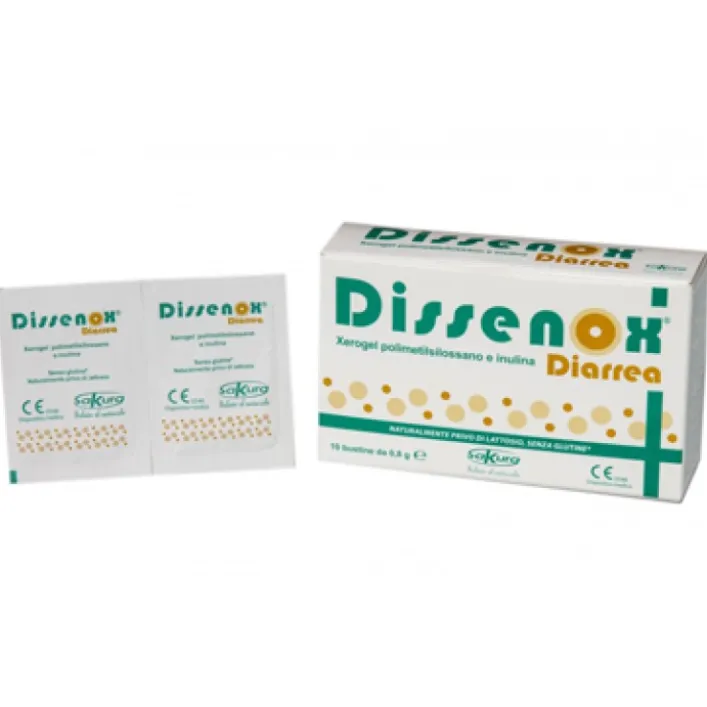Dissenox Diarrea 10 Bustine - Integratore Antidiarroico
