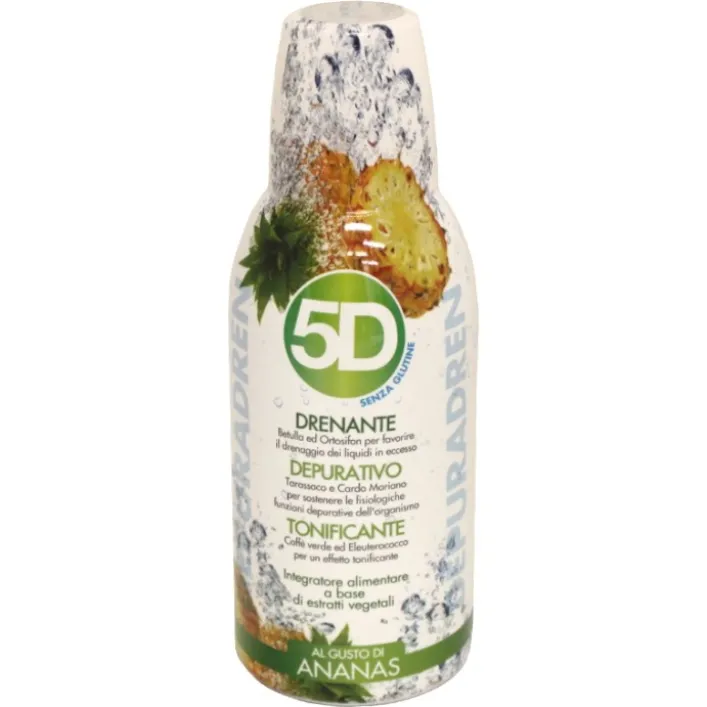 5D Sleever Ananas 500 ml - Integratore Drenante Depurativo