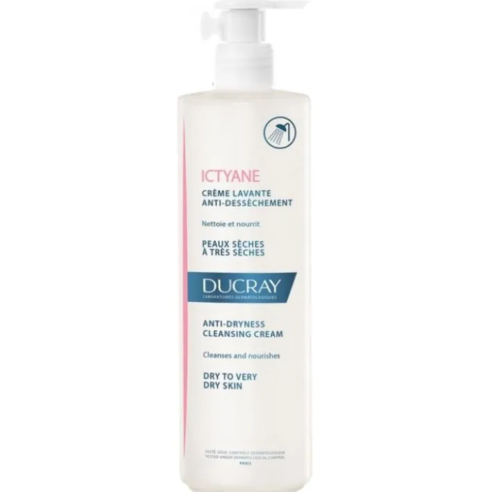Ducray Ictyane Crema Detergente Pelle Secca Viso e Corpo 400 ml