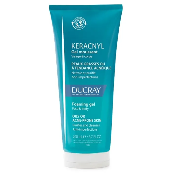 Ducray Keracnyl Gel Detergente 200 ml