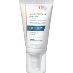 Ducray Melascreen UV Crema Leggera SPF 50+ Antimacchie Pelle Normale e Mista 40 ml