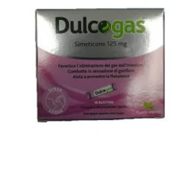 Dulcogas per Gonfiore Addominale 125 mg Simeticone 18 Bustine