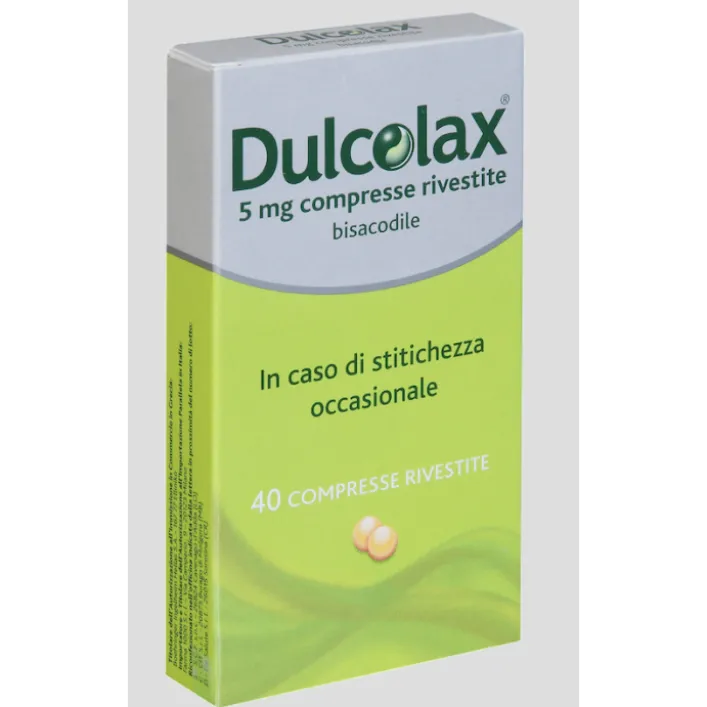 Dulcolax 5 mg 40 Compresse per la Stitichezza Occasionale F1000