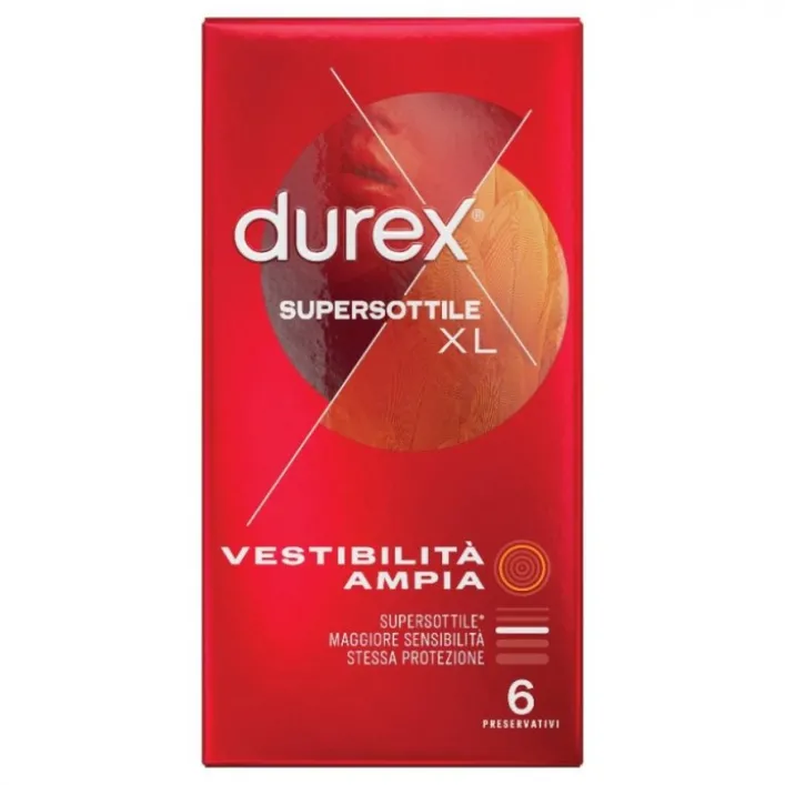 Durex Supersottile XL 6 Profilattici
