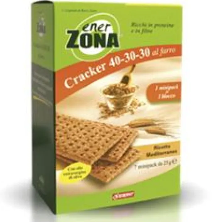 Enervit Enerzona Cracker Gusto Mediterraneo 7 Minipack 3 Cracker