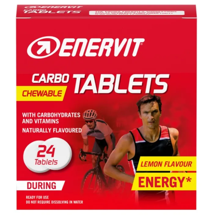 Enervit GT Sport Limone 24 Tavolette Masticabili - Integratore Energetico