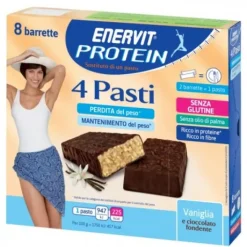 Enervit Protein 4 Pasti Barrette Sostitutive Vaniglia 216 grammi