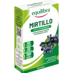 Equilibra Mirtillo 60 perle - Integratore Benessere Vista e Microcircolo