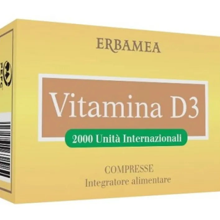 Erbamea Vitamina D3 90 Compresse - Integratore Difese Immunitarie