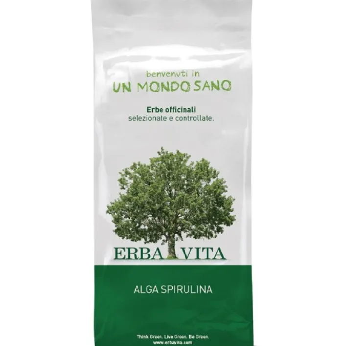 Erba Vita Alga Spirulina Polvere 100 grammi - Integratore Ricostituente