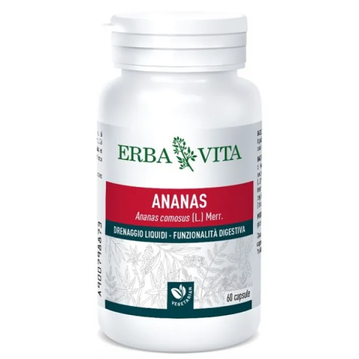 Erba Vita Ananas 60 Capsule - Integratore Drenante