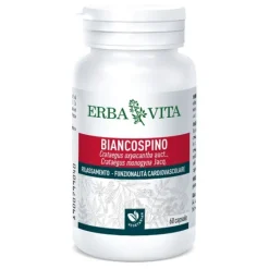 Erba Vita Biancospino 450 mg 60 Capsule - Integratore Alimentare