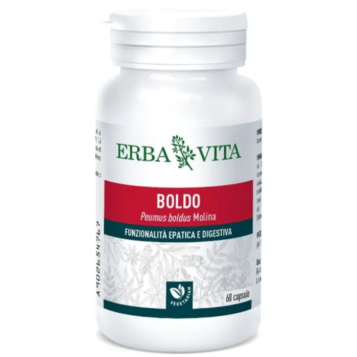 Erba Vita Boldo 60 Capsule - Integratore Digestivo