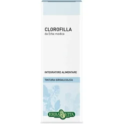 Erba Vita Clorofilla Tintura Idroalcolica Circolazione Sanguigna 50 ml - Integratore Alimentare