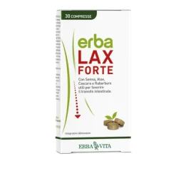 Erba Vita Erbalax Forte 30 Compresse - Integratore Transito Intestinale