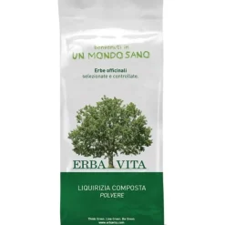 Erba Vita Liquirizia Composto Polvere Tisana 100 grammi - Integratore Lassativo