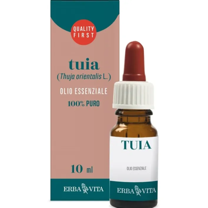 Erba Vita Olio Essenziale Tuja 10 ml- Integratore Cutaneo