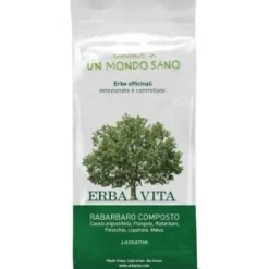 Erba Vita Rabarbaro Composto Tisana 1 Kg - Integratore Transito Intestinale
