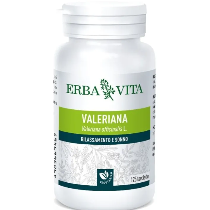 Erba Vita Valeriana 125 Tavolette - Integratore Rilassante