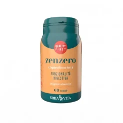 Erba Vita Zenzero 500 mg 60 Capsule - Integratore Funzione Digestiva