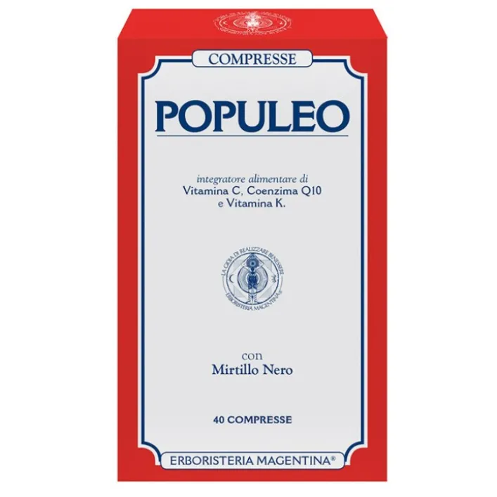 Erboristeria Magentina Populeo 40 Tavolette - Integratore Emorroidi