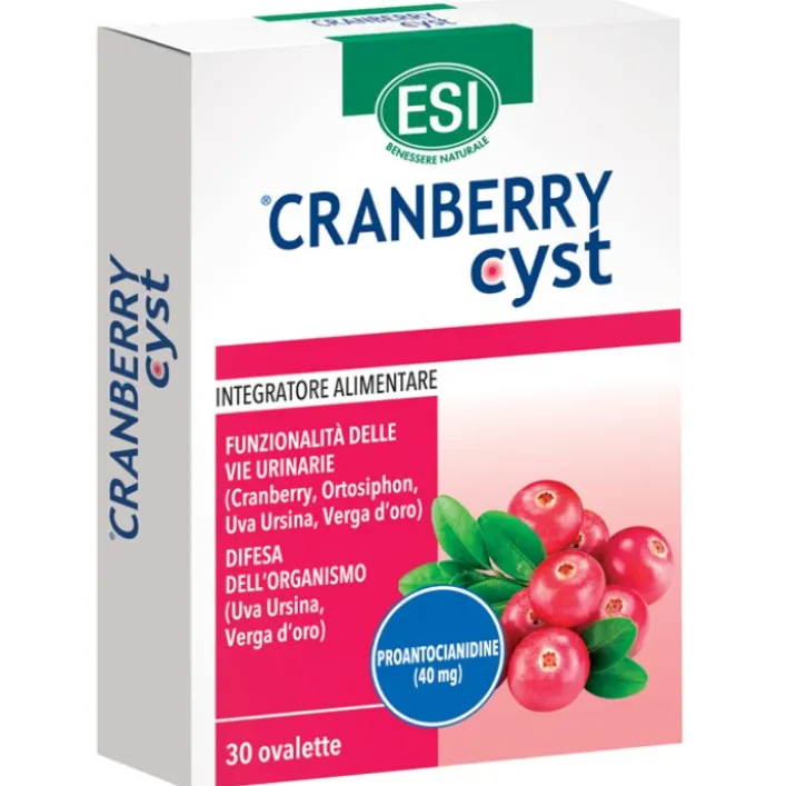 Esi Cranberry Cyst 30 Ovalette - Integratore Vie Urinarie