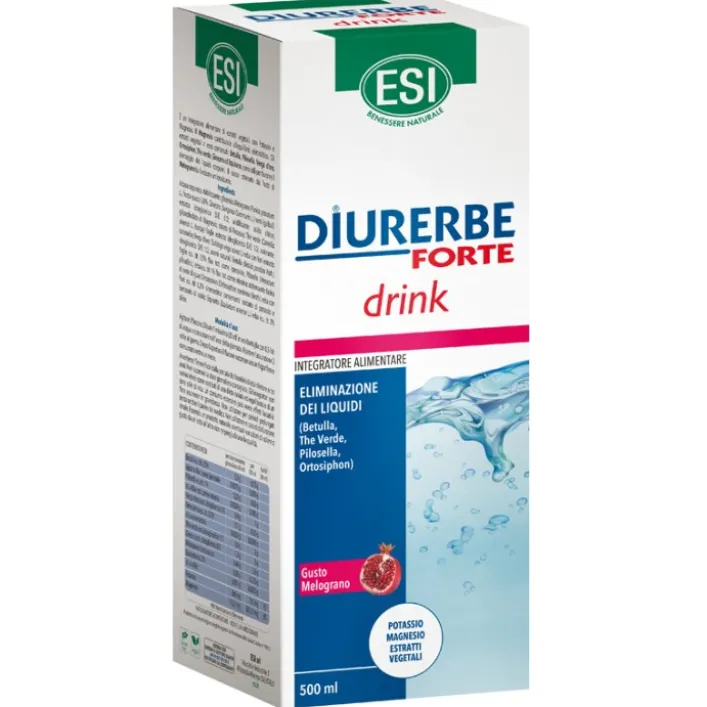 Esi Diurerbe Forte Drink Melograno 500 ml - Integratore Drenante