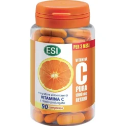 Esi Vitamina C Pura Retard Multicomplex 90 Capsule - Integratore Vitamina C Rilascio Prolungato da 1000mg