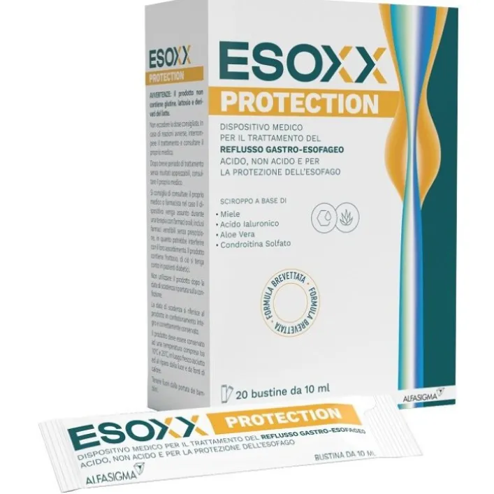 Esoxx Protection Trattamento Reflusso GastroEsofageo 20 bustine