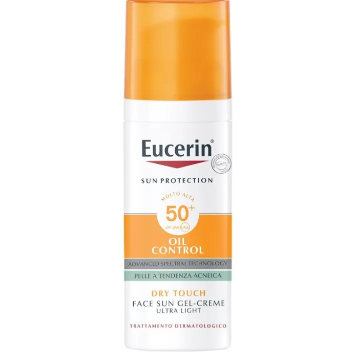 Eucerin Sun Crema Viso Oil Control SPF 50+ 50 ml