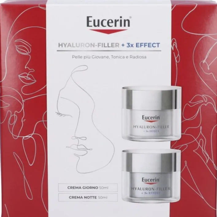 Eucerin Xmas Hyaluron-Filler Cofanetto Natale Crema Giorno + Crema Notte