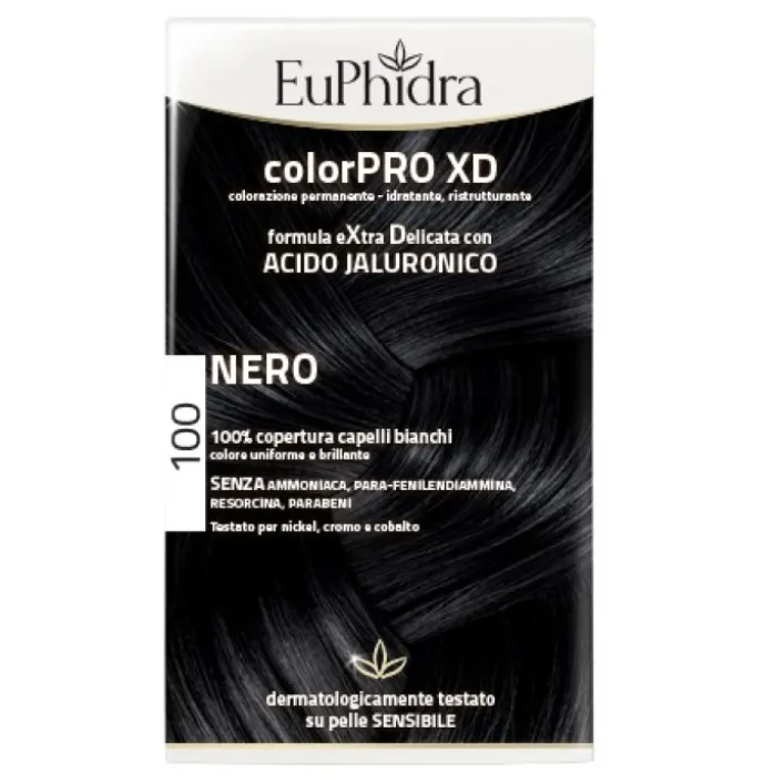 Euphidra Linea ColorPro XD 100 Nero Tintura Extra Delicata