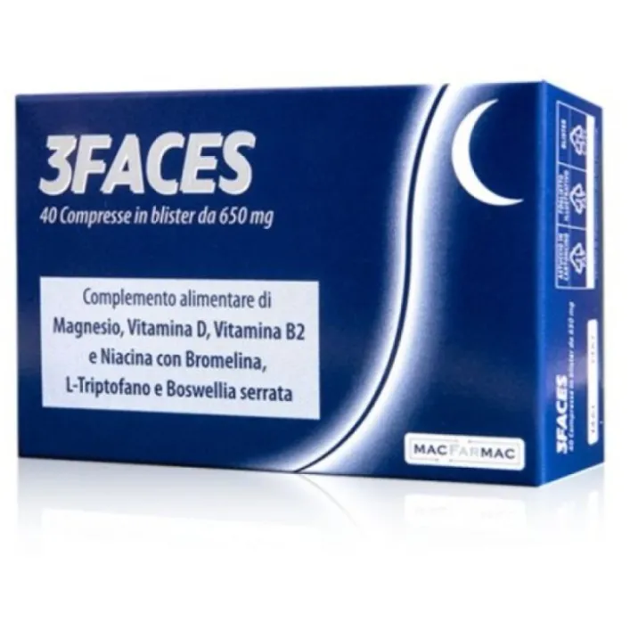3Faces 40 Compresse - Integratore Alimentare