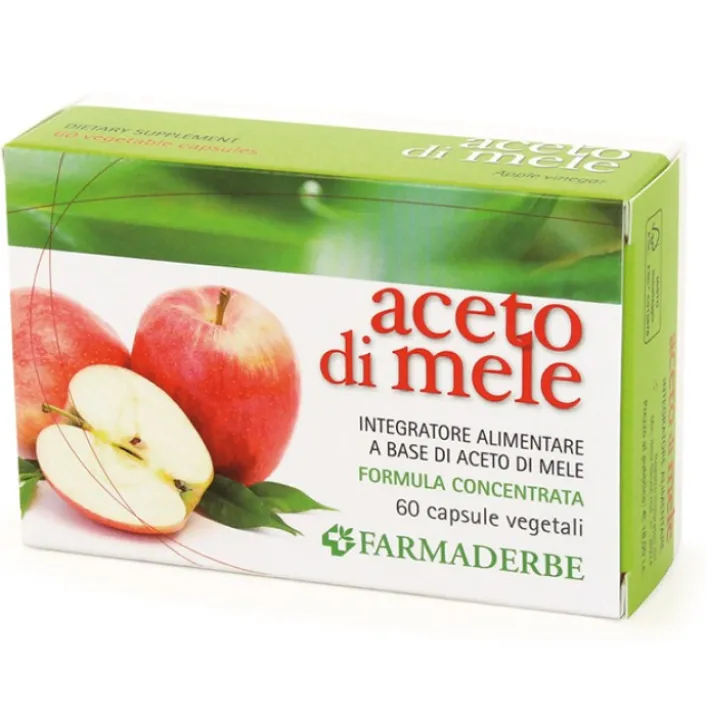 Farmaderbe Aceto Mele 60 Capsule - Integratore Alimentare