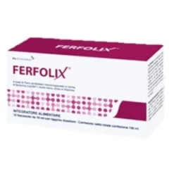 Ferfolix 10 Flaconcini 10 ml - Integratore Alimentare di Acido Folico