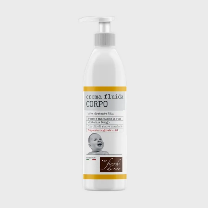 Fiocchi di Riso Crema Fluida Corpo Nutriente ed Idratante400 ml