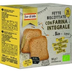 Fior Di Loto Fette Biscottate Frumento Senza Zucchero 280 grammi