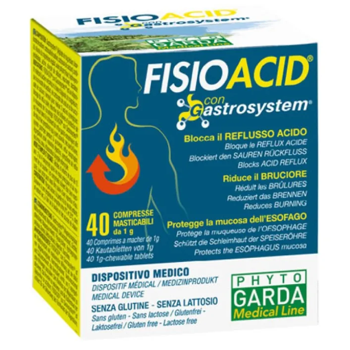 Fisioacid 40 Compresse Masticabili - Integratore Alimentare