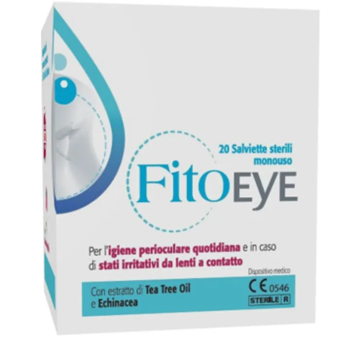 FitoEye Salviette Detergenti e Rinfrescanti 20 Pezzi
