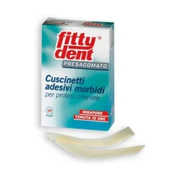 Fittydent Cuscinetti Adesivi Morbidi per Protesi Inferiore 15 pezzi