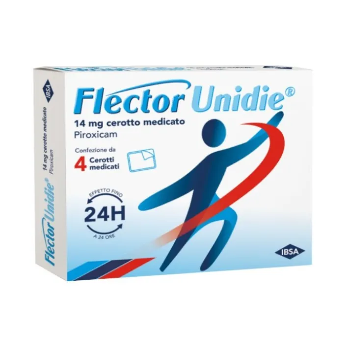 Flecton Unidie 14 mg 4 Cerotti Medicati