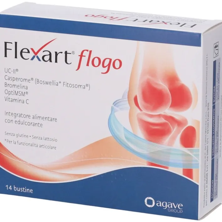 Flexart Flogo 14 bustine - Integratore Benessere Ossa e Cartilagini