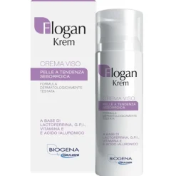 Flogan Krem Crema Lenitiva Dermatite Seborroica Viso 50 ml