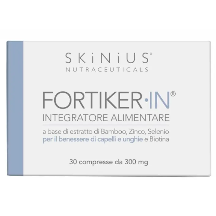 Fortiker-In 30 Compresse - Integratore Capelli e Unghie