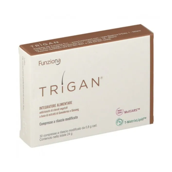 Funziona Trigan 30 Compresse - Integratore Anticaduta Capelli