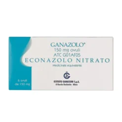 Ganazolo 150mg Econazolo Antimicotico 6 Ovuli Vaginali