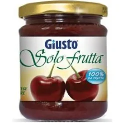 Giusto Senza Zuccheri Solo Frutta Ciliegie Nere 284 grammi