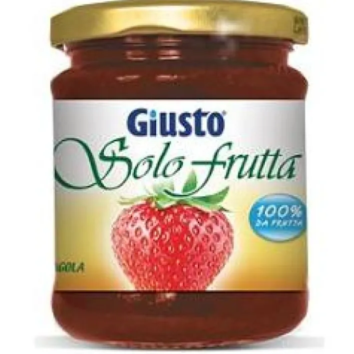 Giusto Senza Zuccheri Solo Frutta Fragola 284 grammi