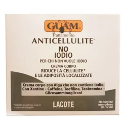 Guam Crema Corpo Senza Iodio Anticellulite 20 Bustine